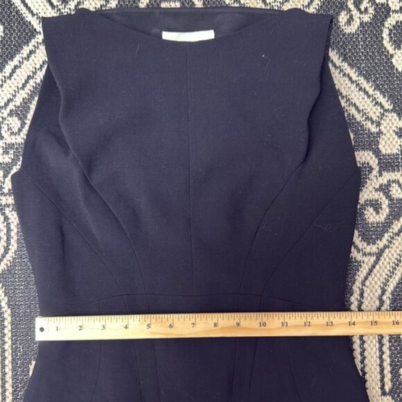 ANTONIO BERARDI Black Sleeveless Dress made in Italy 44 us 8 - Picture 13 of 14